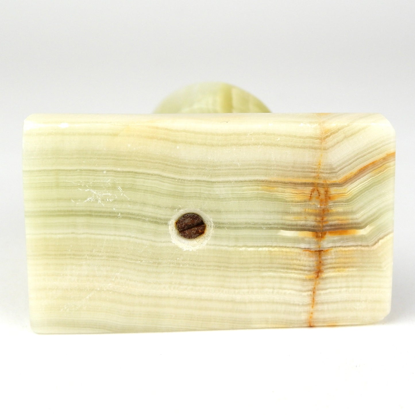 Carved Onyx Stone Siesta Man Toothpick Holder