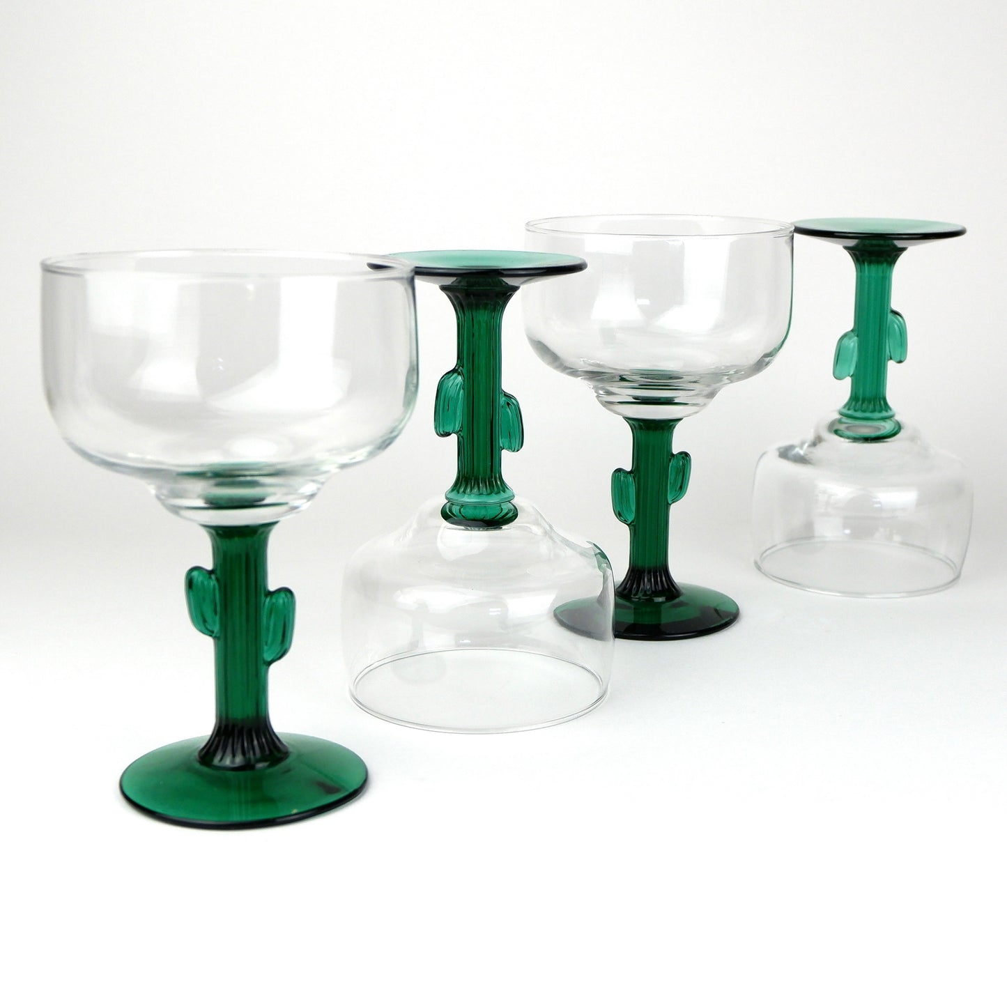 Libbey Cactus Stem Margarita Glasses (Set of 2 or 4)